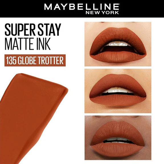 Maybelline New York Super Stay Matte Ink Liquid Lipstick - 135 Globe Trotter - 5 ml