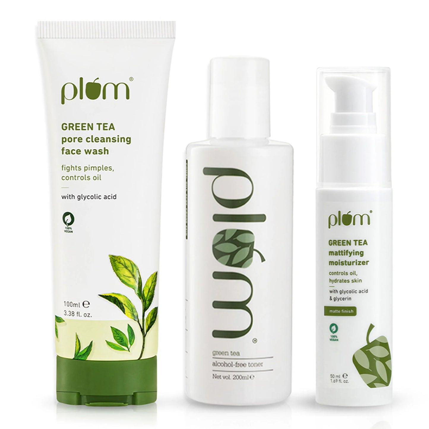 Plum Green Tea Daily C-T-M Kit - combo