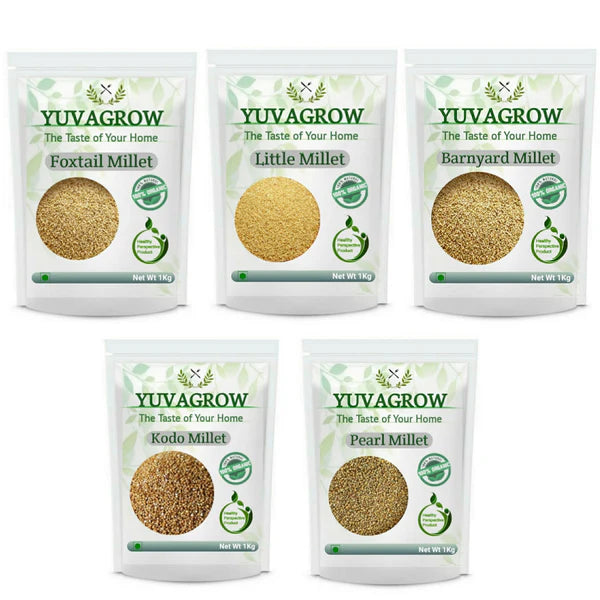 Yuvagrow Combo Millets Grains - combo