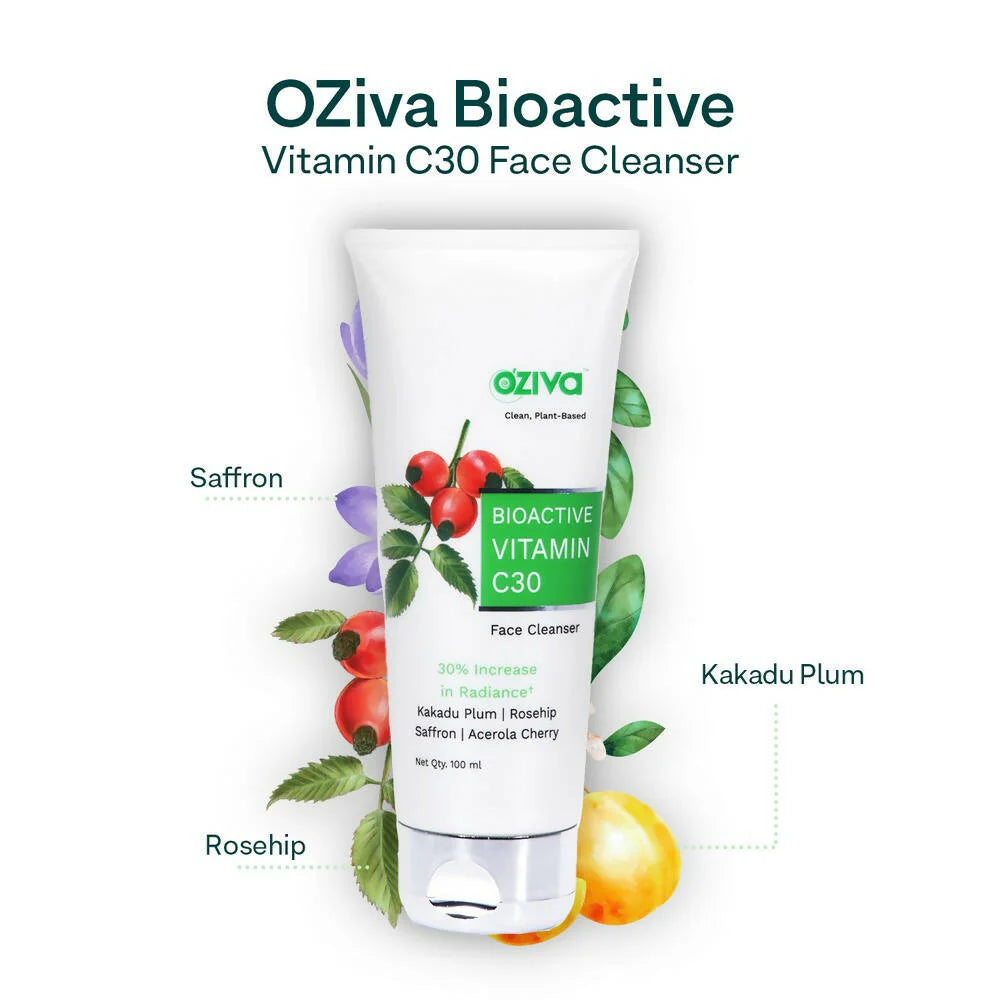 OZiva Bioactive Vitamin C30 Face Cleanser -