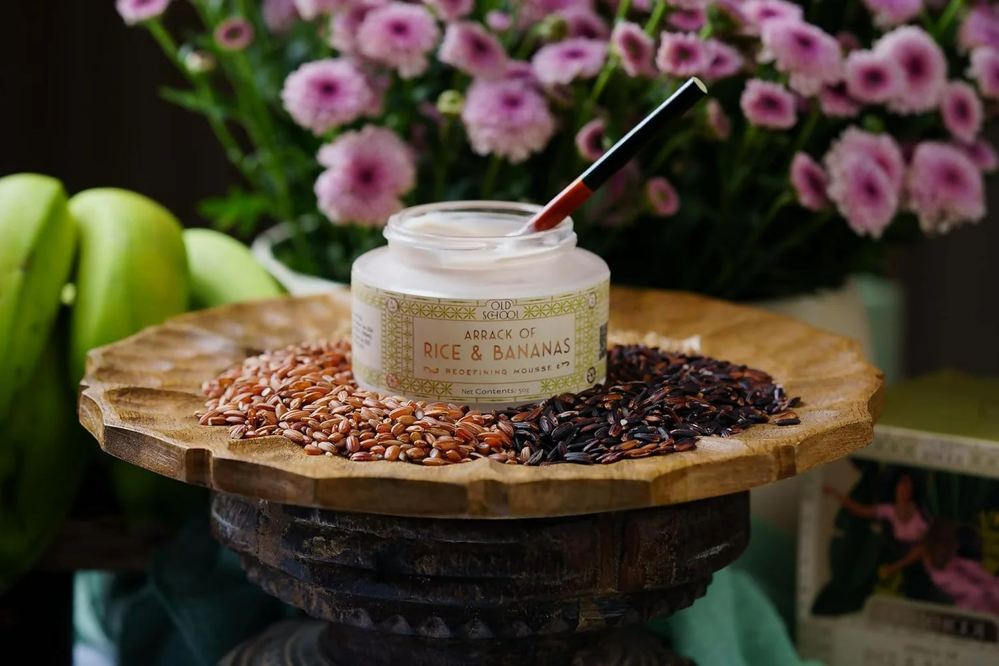 Old School Rituals Arrack of Rice & Banana Redefining Mousse Natural Face Moisturize - 50 gm