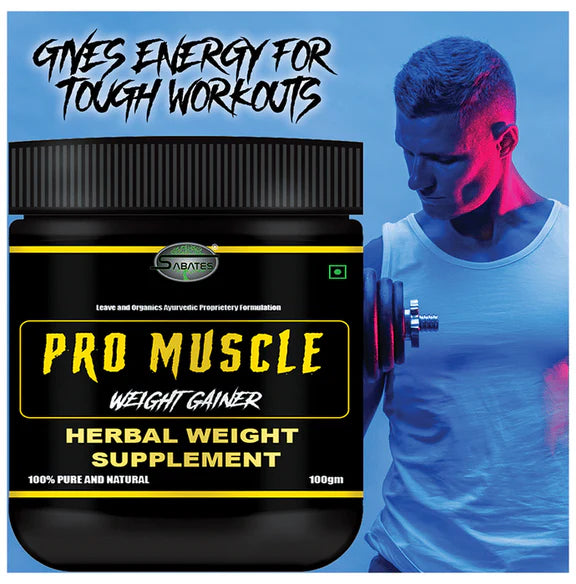 Sabates Powder Pro Muscle Mass Gainer - 200 gm