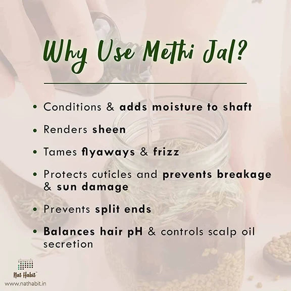 Nat Habit Chamomile Conditioning Methi Jal Hair Serum Spray - 200 ml