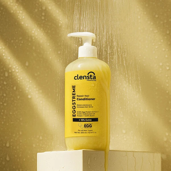 Eggstreme Repair Hair Conditioner With 0.10% Egg Protein Extract, 0.02% Hydrolyzed Silk Protein, 0.01% Biotin 200ml