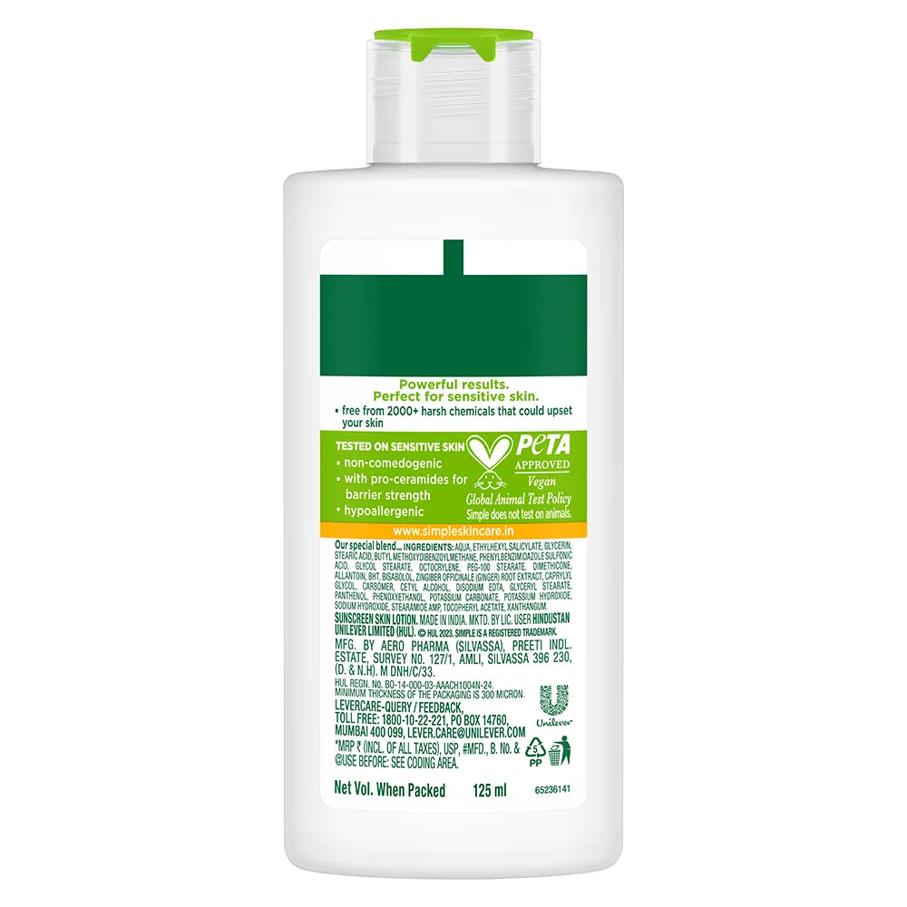Simple Kind To Skin Protecting Light Moisturiser SPF 15, 125ml