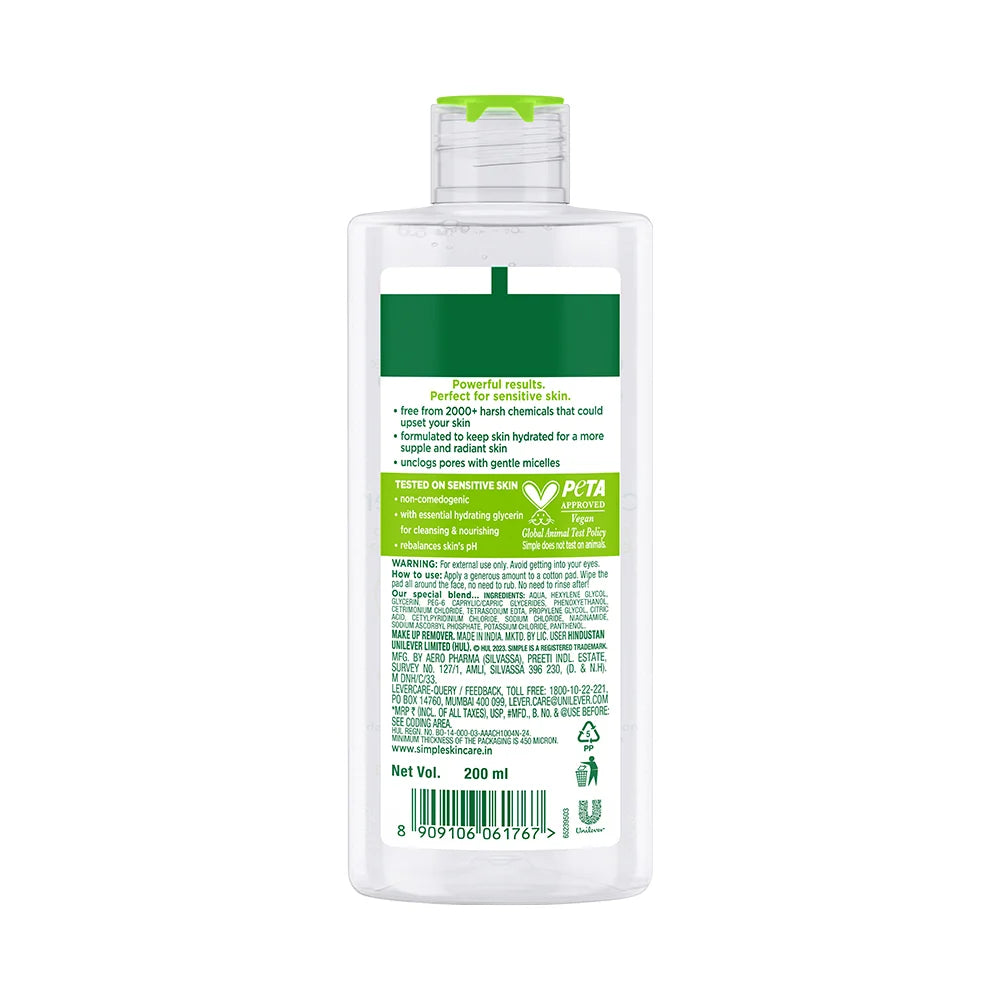 Simple Kind To Skin Micellar Cleansing Water, 200ml