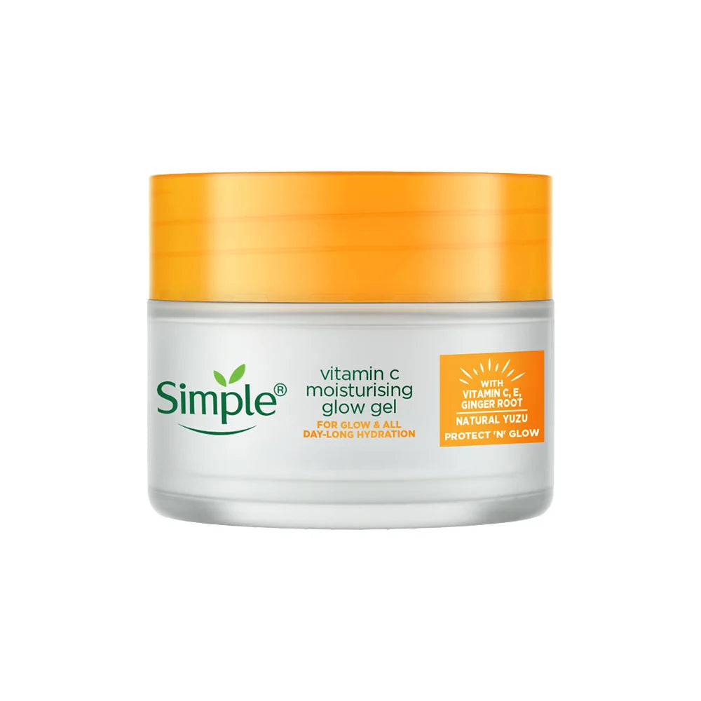 Simple Protect N Glow Vitamin C Moisturising Glow Gel, 40g