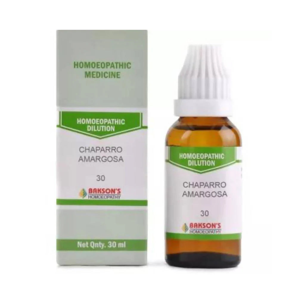 Bakson's Homeopathy Chaparro Amargosa Dilution - 30 CH