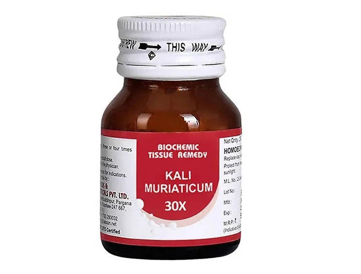 Bakson's Homeopathy Kali Muriaticum Biochemic Tablets -3X