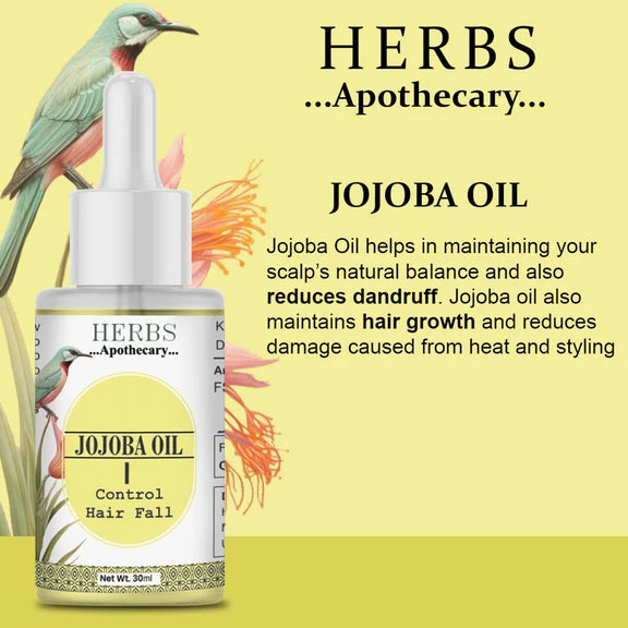 Zenvista Herbs Apothecary Jojoba Oil For Control Hair Fall - 30 ml