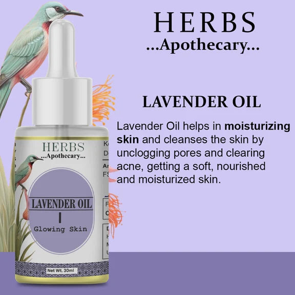 Zenvista Herbs Apothecary Lavender Oil For Glowing Skin - 30 ml