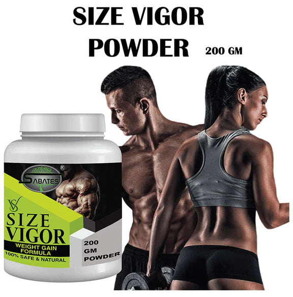 Sabates Size Vigour Weight Gain Formula Powder - 200 gm