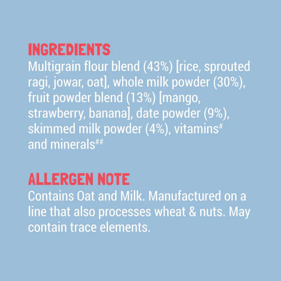 Slurrp Farm Multigrain Millets and Mixed Fruit Cereal with Milk - 200 gm