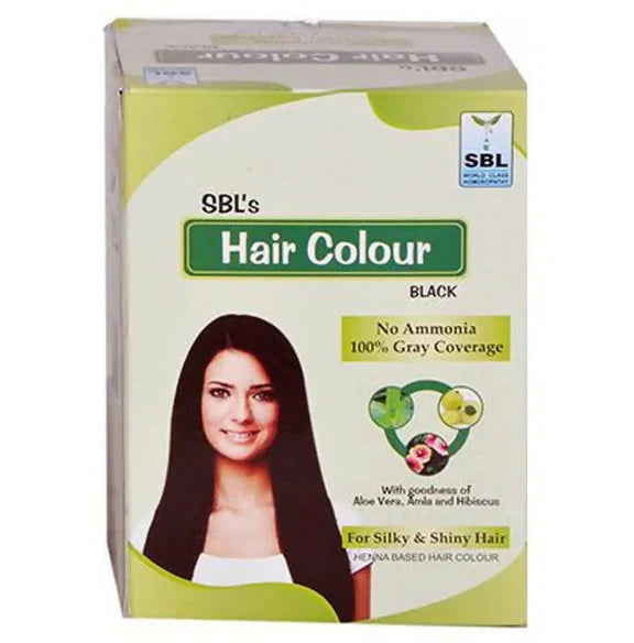 SBL Hair Colour Black - 12 Sachets
