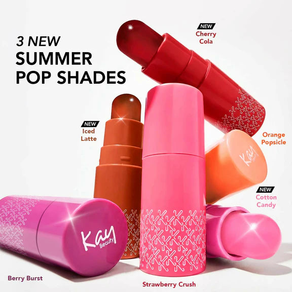 Kay Beauty Jelly Lip & Cheek Popsicle Wand - Orange Popsicle - 7 gm