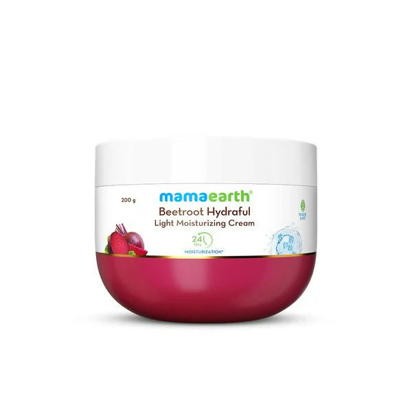 Mamaearth Beetroot Hydraful Light Moisturizing Cream with Beetroot & Hyaluronic Acid For Hydrated Pink Glow