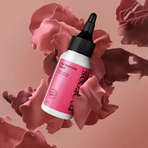 Rootcos Peptide Hair Volumizing Serum with Rice Protein - 50 ml