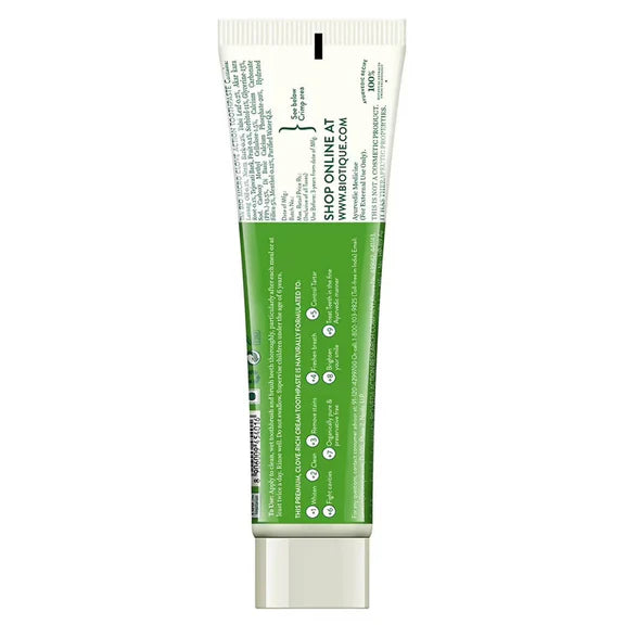 Biotique Clove & Tulsi Complete Care Toothpaste - 140 gm