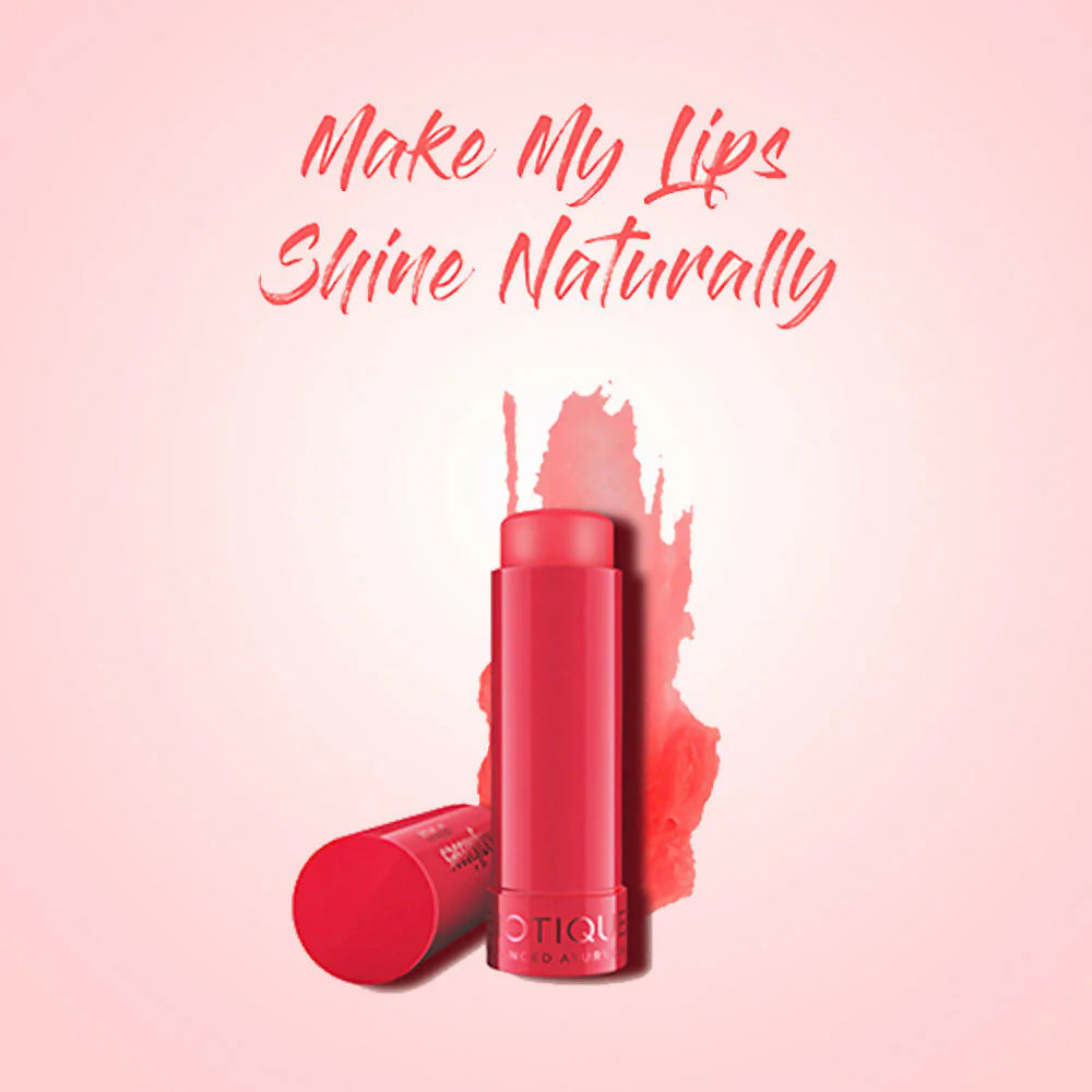 Biotique Lipshine Lip Balm SPF 20 - Peach It - 4 gm
