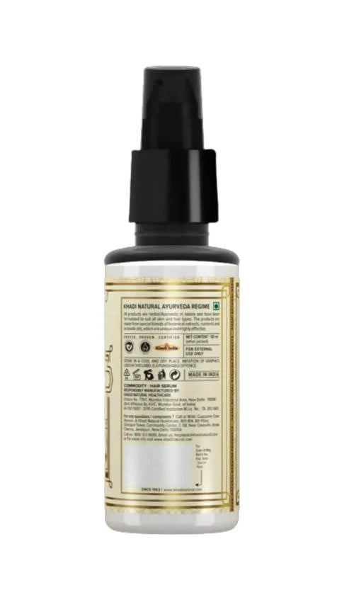 Khadi Natural Hair Serum (Paraben & Mineral Oil Free) - 50 ml
