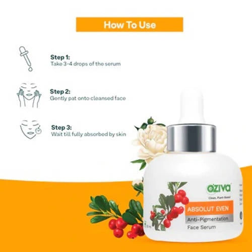 OZiva Absolut Even Anti-Pigmentation Face Serum -30 ml