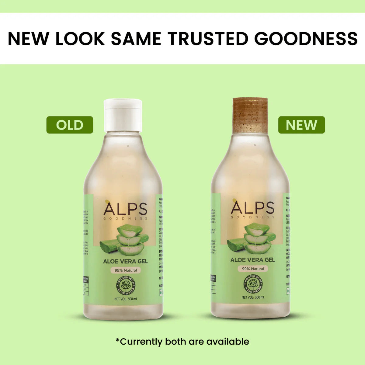Alps Goodness Aloe Vera Gel infused with Rose Water