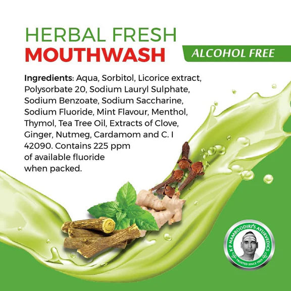 Kp Namboodiri's Herbal Fresh Mouth Wash - 250 gm