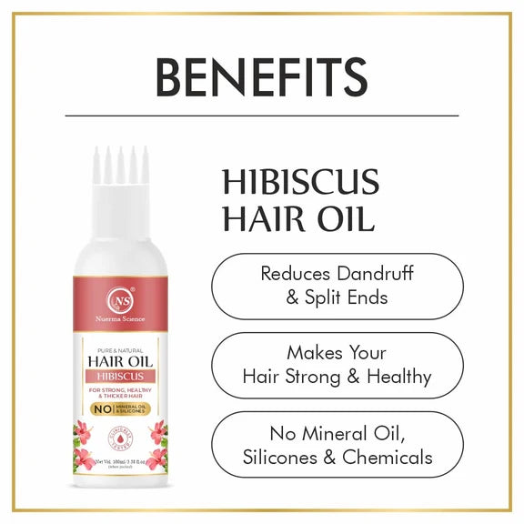 Nuerma Science Hibiscus Hair Oil for Stronger Hair - 100 ml