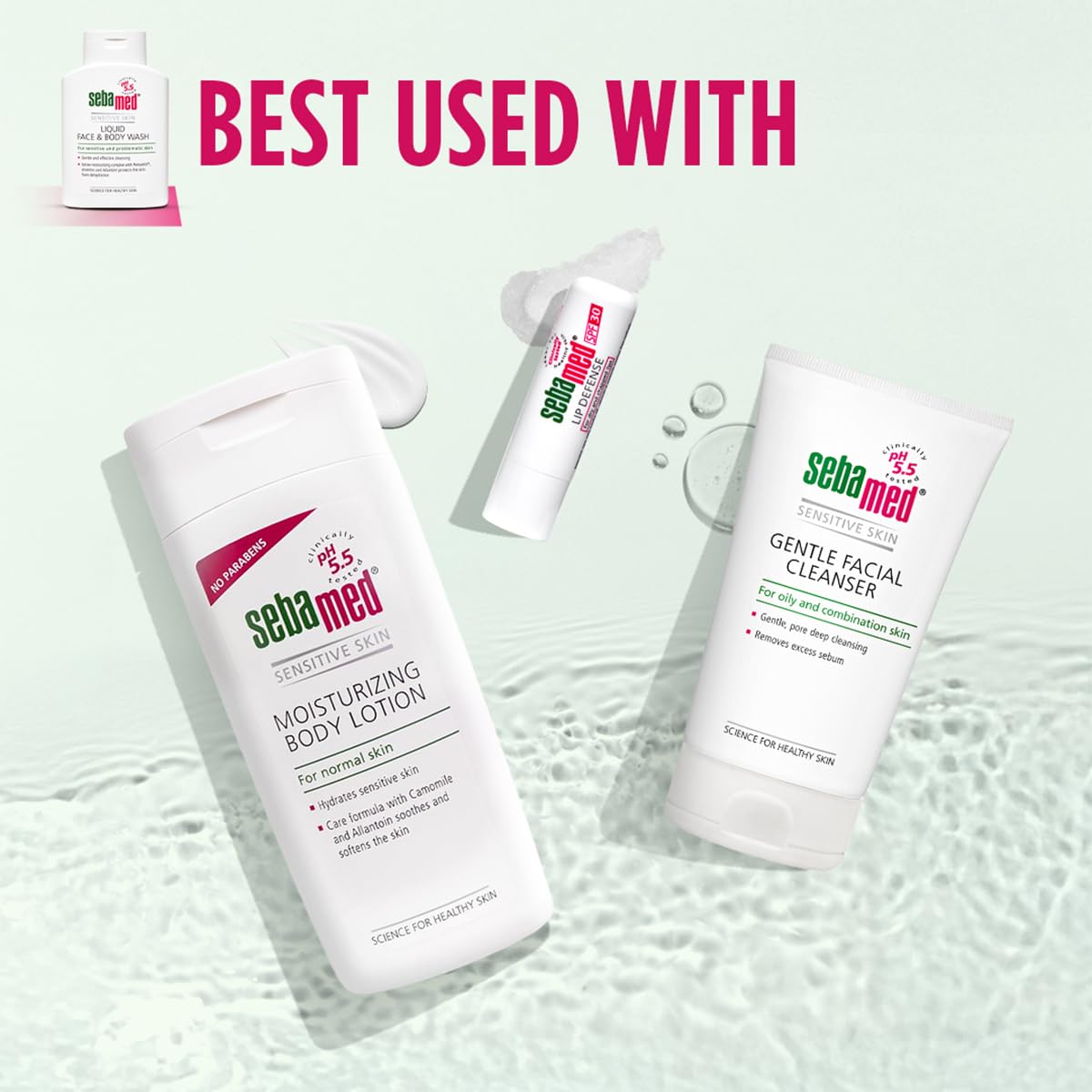 Sebamed Liquid Face and Body Wash 200ml | for All Skin Types
