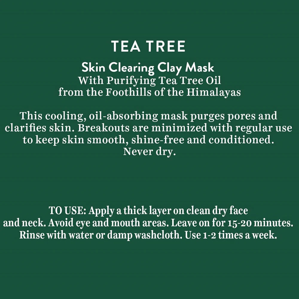 Biotique Advanced Organics Tea Tree Skin Clearing Clay Mask