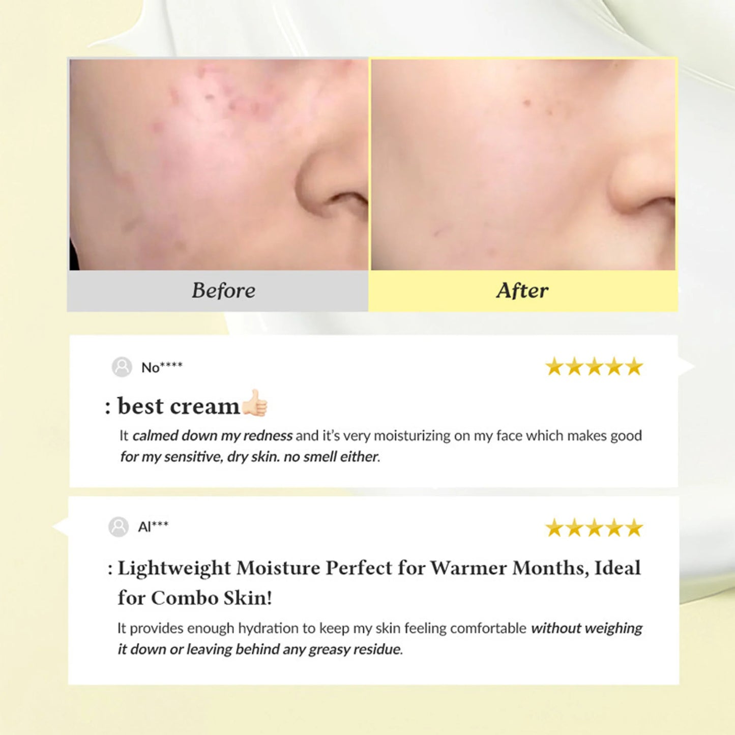 Dr.Althea 345 Relief Cream: Soothing & Barrier Repair Cream with power of Niacinamide & Panthenol - 50 ml