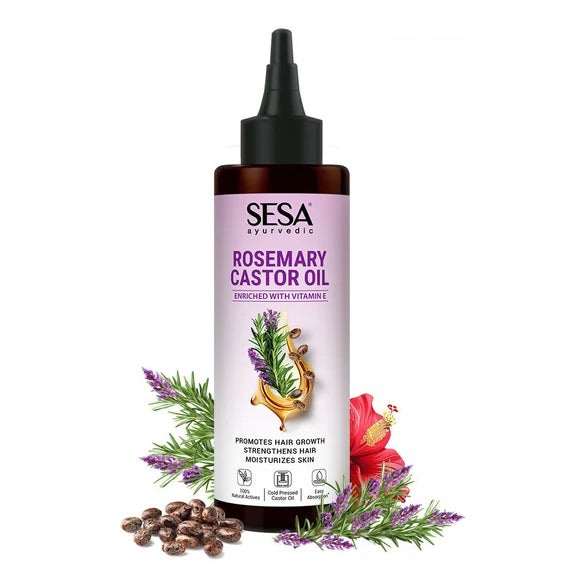 Sesa Ayurvedic Rosemary Hair Oil With Castor Oil - 200 ml