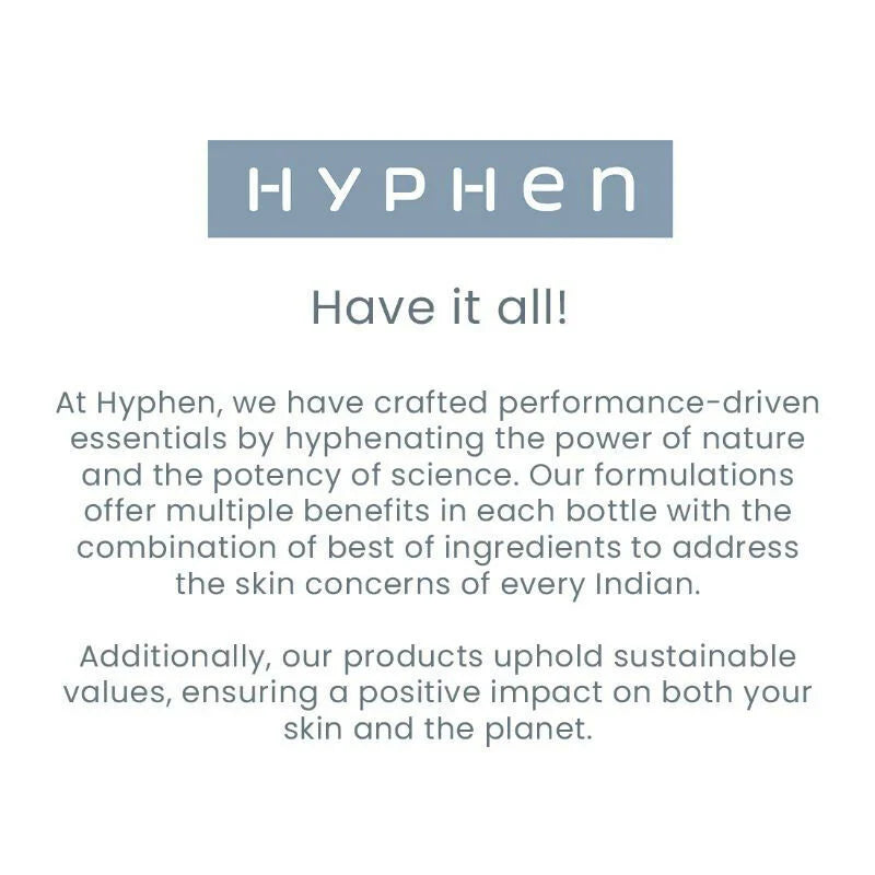 Hyphen By Kriti Sanon Golden Hour Glow Serum & Sunscreen SPF 50 Combo - combo
