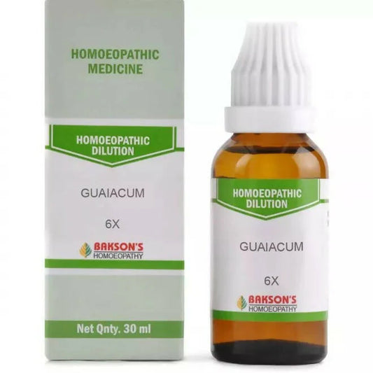 Bakson's Homeopathy Guaiacum Dilution - 6X