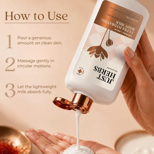 Ultra Hydrating Body Milk with Saffron and Malai