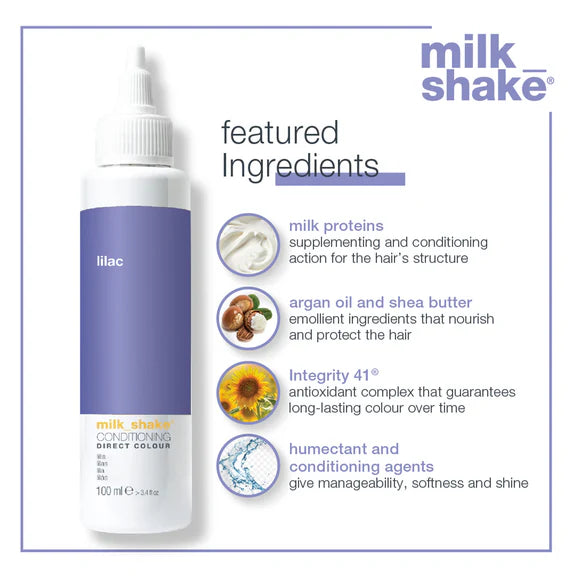 Milkshake Ammonia Free Conditioning Direct Color - Lilac - 100 ml
