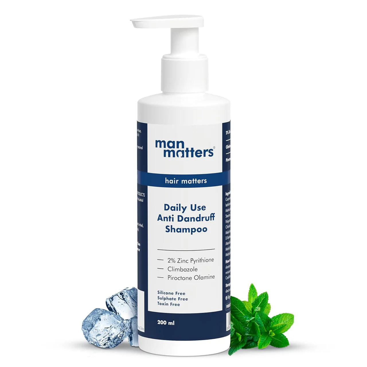 Man Matters Anti Dandruff Daily Use Shampoo, Reduces Dandruff, Flaking & Soothes Scalp Irritatio