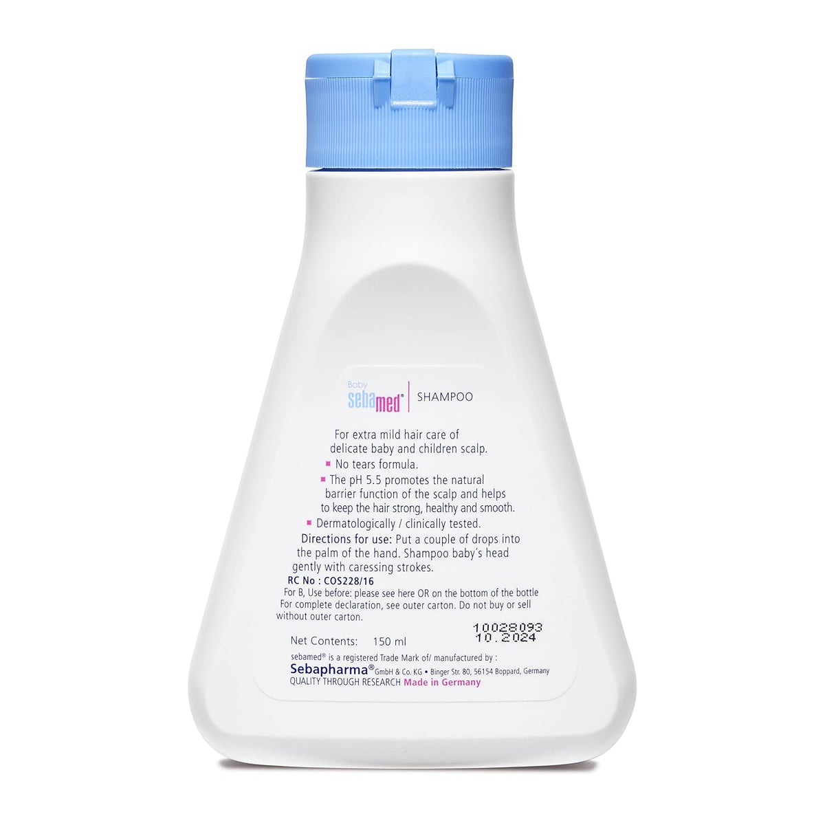Sebamed Baby Face & Body Wash Foam|Ph 5.5|Ideal for face & body cleansing|