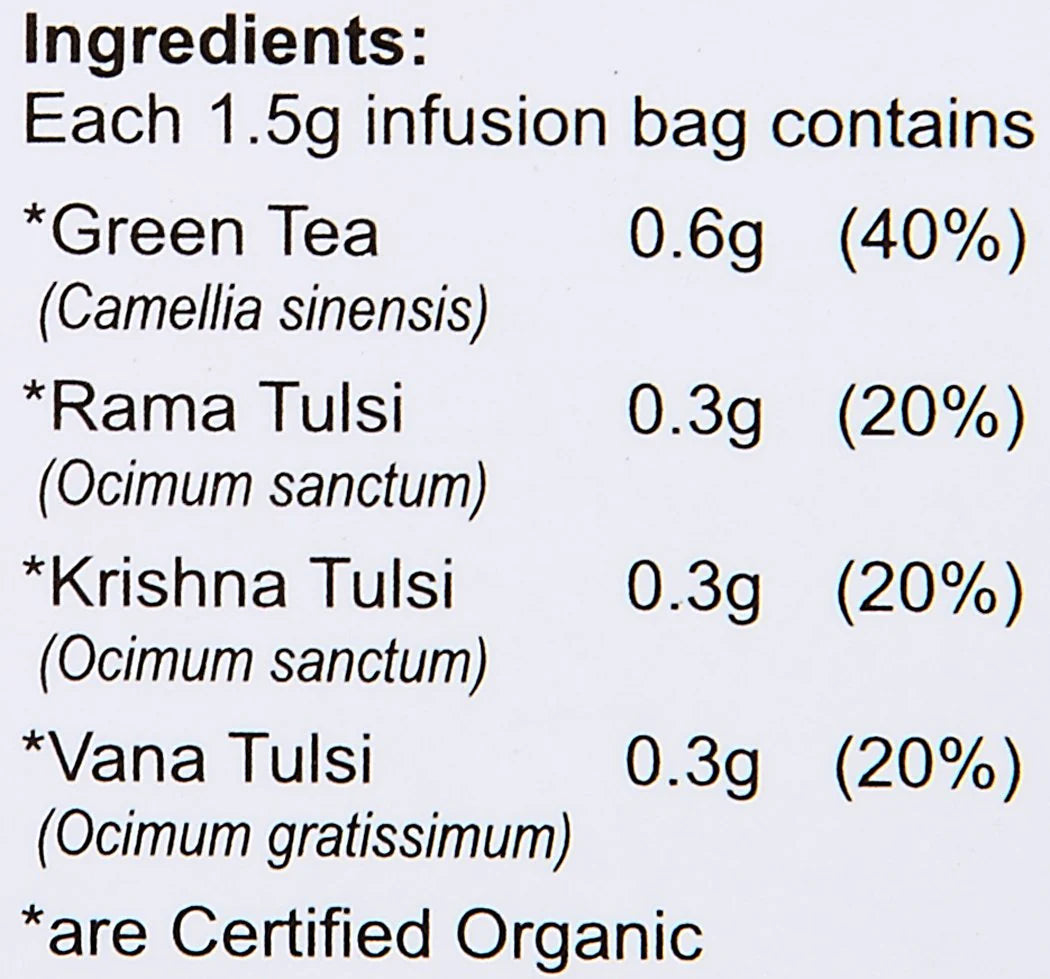 24 Mantra Organic Tulsi Green Tea