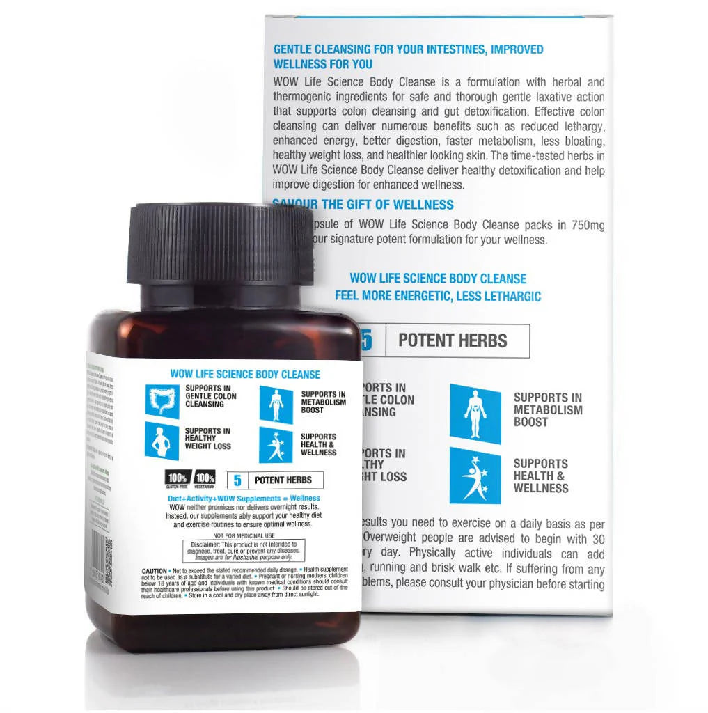 Wow Life Science Body Cleanse Capsules