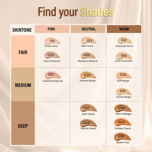 Faces Canada 3 in 1 All Day Hydra Matte Foundation - Honey Beige 031 - 30 ml