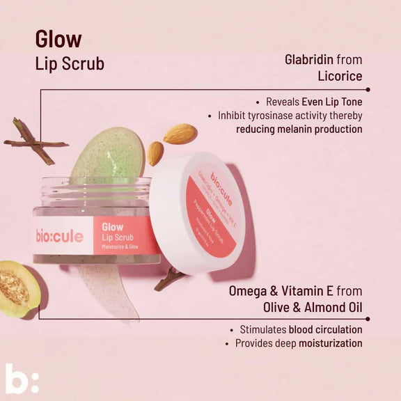 Biocule Glow Lip Scrub - 12 gm