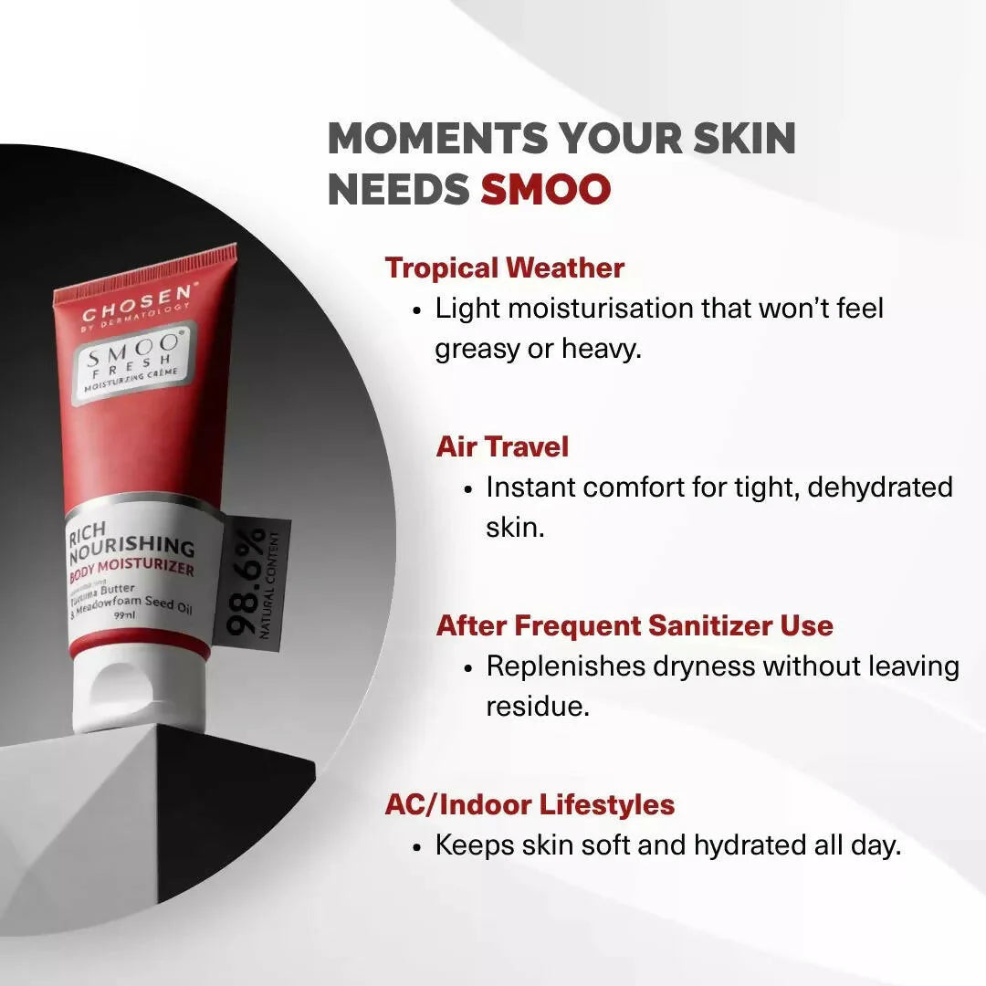 Chosen Smoo Moisturizing Crème Fresh For Body - 99 ml