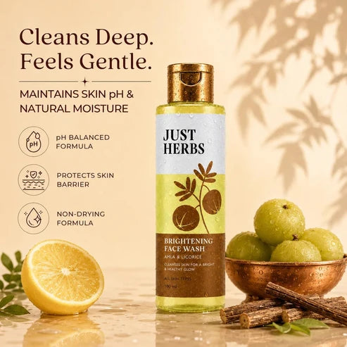 Brightening Face Wash - Vitamin C Amla & Liquorice Root