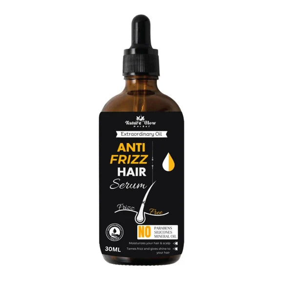 Nature Glow Herbal Anti Frizz Hair Serum - 30 ml