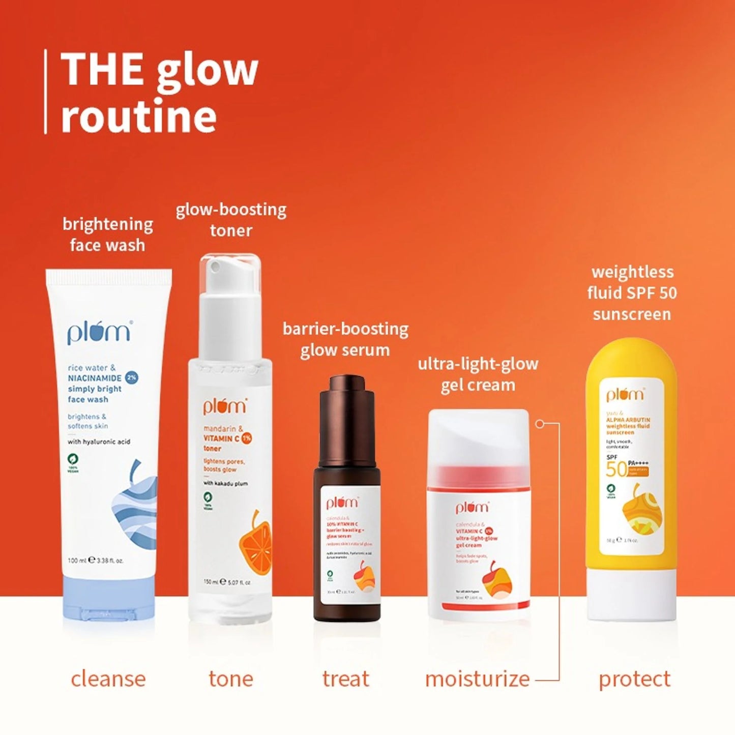 Plum 1% Vitamin C Ultra-Light-Glow Boosting Gel Cream - 50 ml