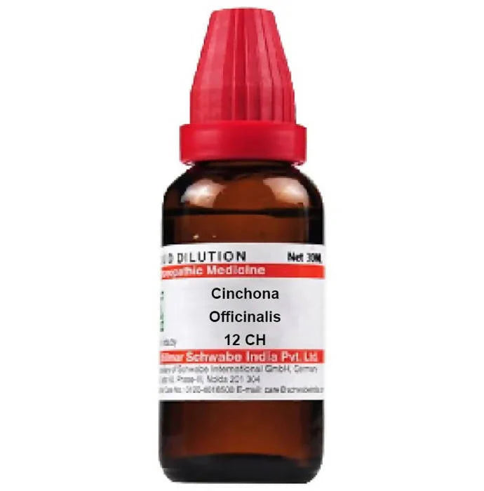 Dr. Willmar Schwabe India Cinchona Officinalis (China) Dilution -30 ml - 6 CH