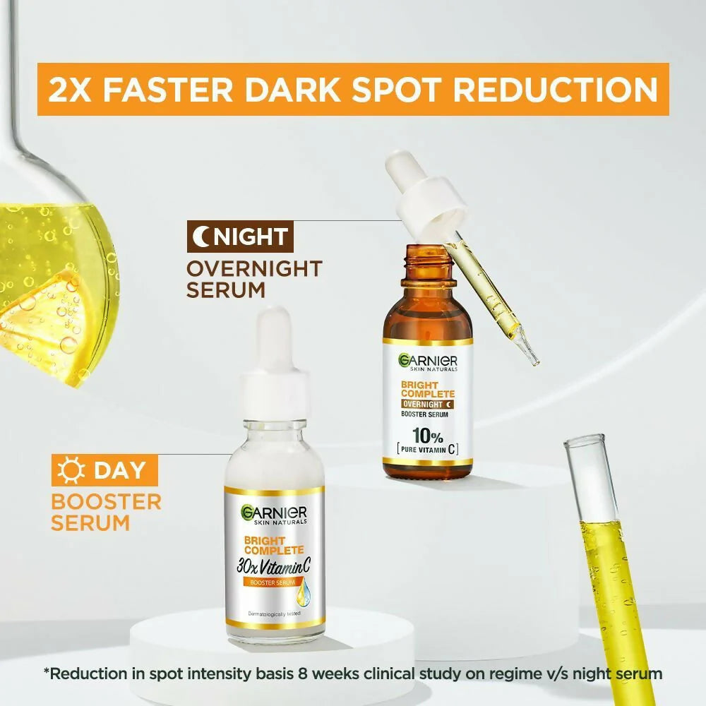Garnier 30X Vitamin C Day + 10% Vitamin C Night Serum Mini Combo