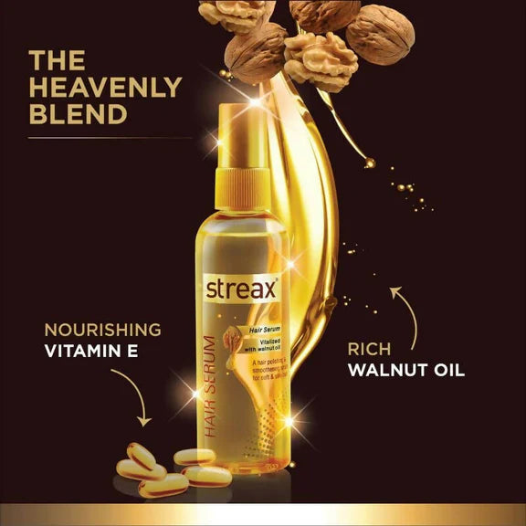 Streax Walnut Hair Serum - 100 ml