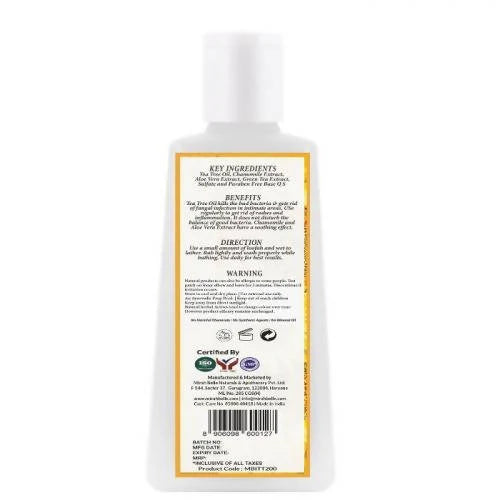 Mirah Belle Tea Tree & Chamomile Hygiene Wash - 200 ml